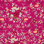 Polyester-Crêpe Heavy Drape Bedruckter Schal Bougainvillea - Ribes y Casals