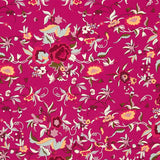 Polyester-Crêpe Heavy Drape Bedruckter Schal Bougainvillea - Ribes y Casals