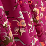 Polyester-Crêpe Heavy Drape Bedruckter Schal Bougainvillea - Ribes y Casals