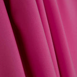 Fuchsia Polyester Krepp Schwer fallend - Ribes y Casals