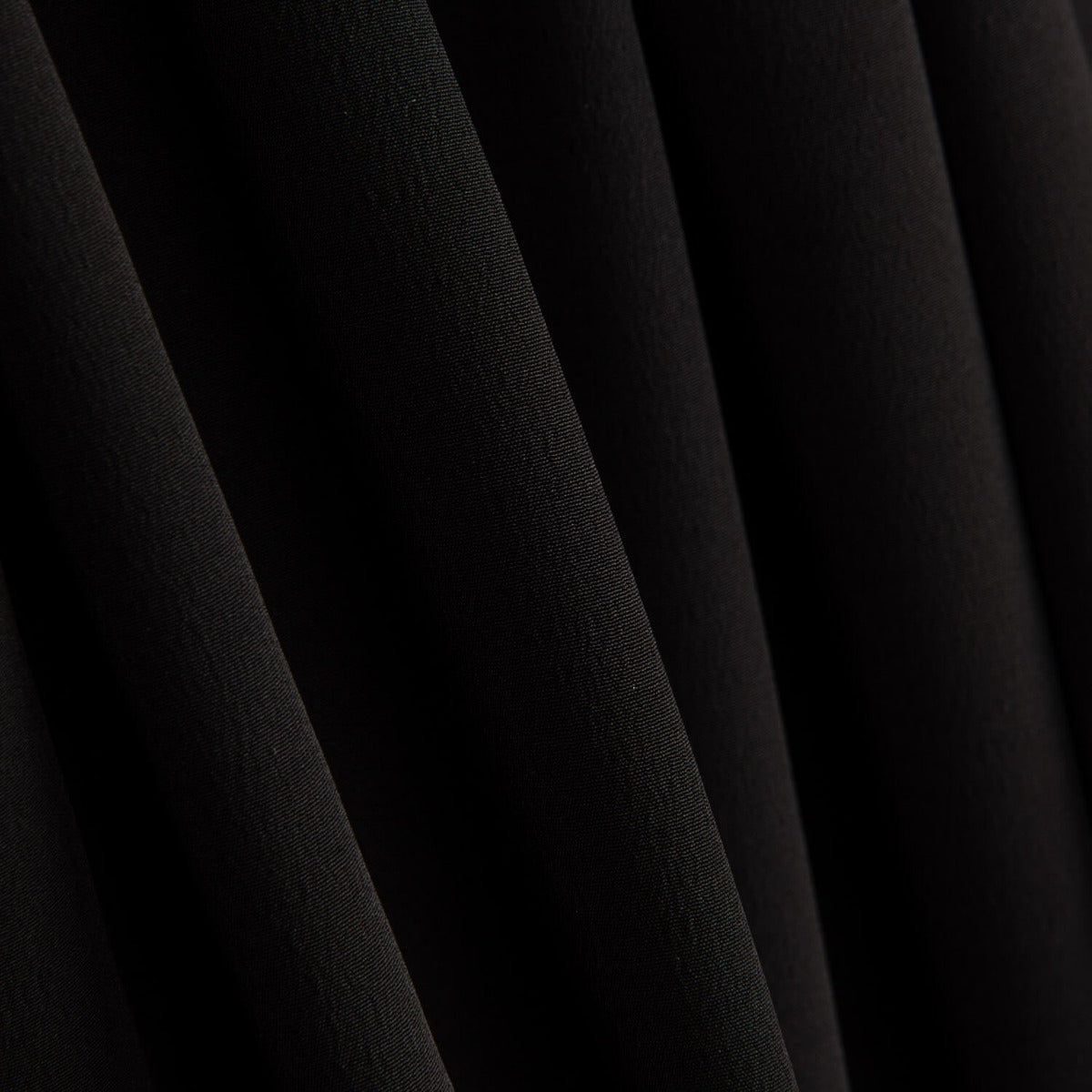 Polyester Crepe Heavy Drop Schwarz - Ribes y Casals