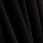 Polyester Crepe Heavy Drop Schwarz - Ribes y Casals