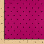 Fuchsia Bicolour Polka Dot Jacquard - Ribes y Casals