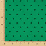 Grüner zweifarbiger Polka-Dot-Jacquard - Ribes y Casals