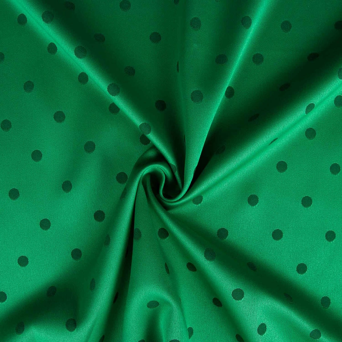 Grüner zweifarbiger Polka-Dot-Jacquard - Ribes y Casals