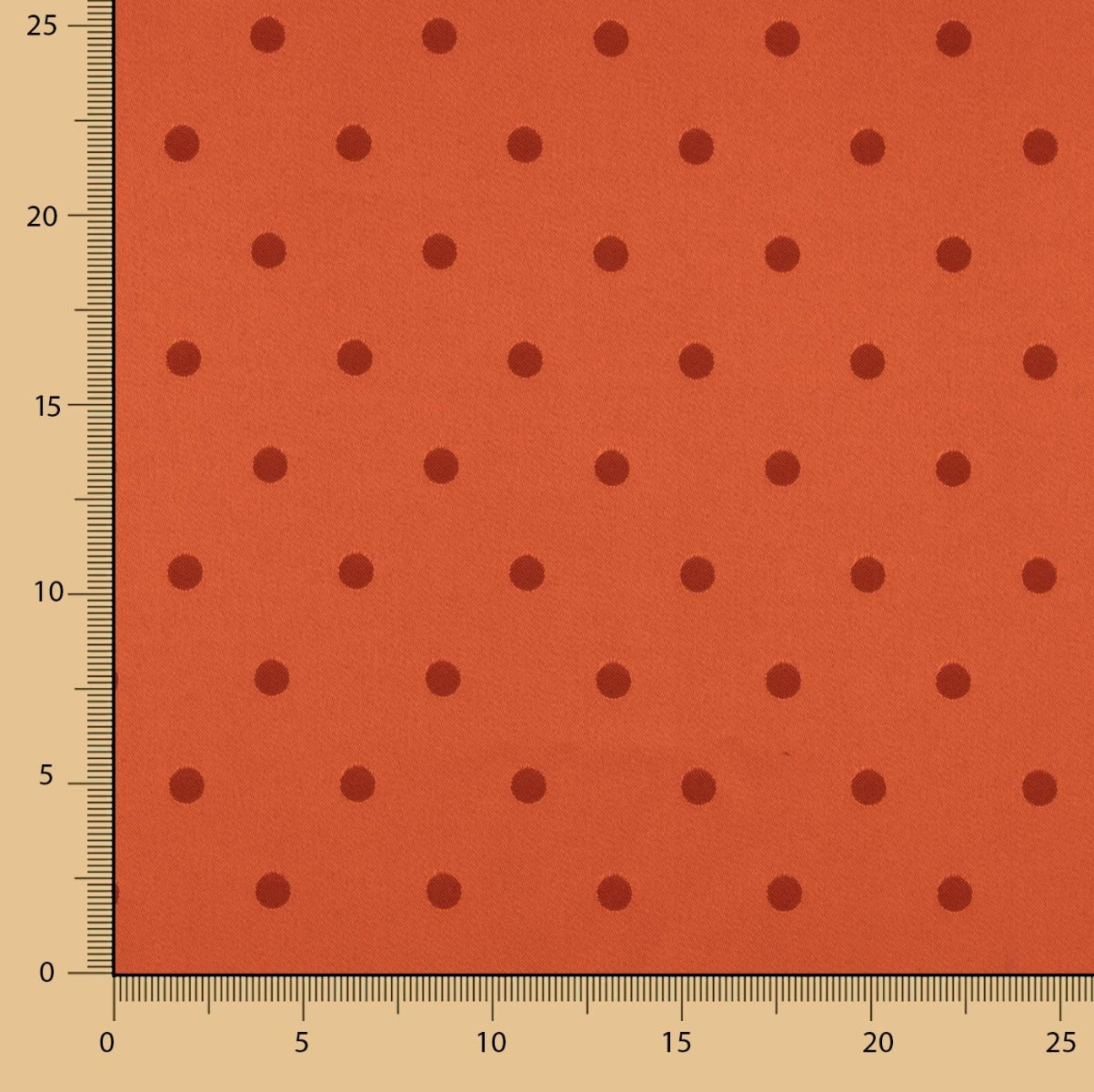 Jacquard Retal Lunar Bicolour Rot - Verschiedene Größen x Breite von 140 cm - Ribes y Casals