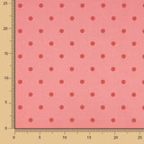 Jacquard Lunar Zweifarbig Koralle - Ribes y Casals