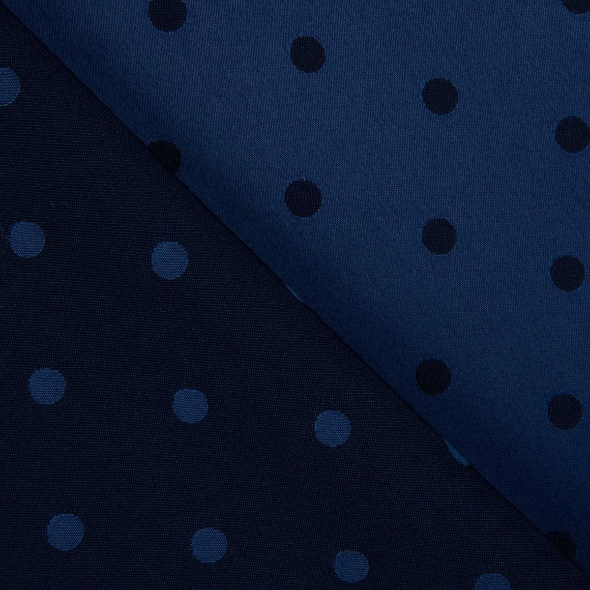 Jacquard Retal Lunar Bicolour Navy - Verschiedene Größen x Breite 140 cm - Ribes y Casals