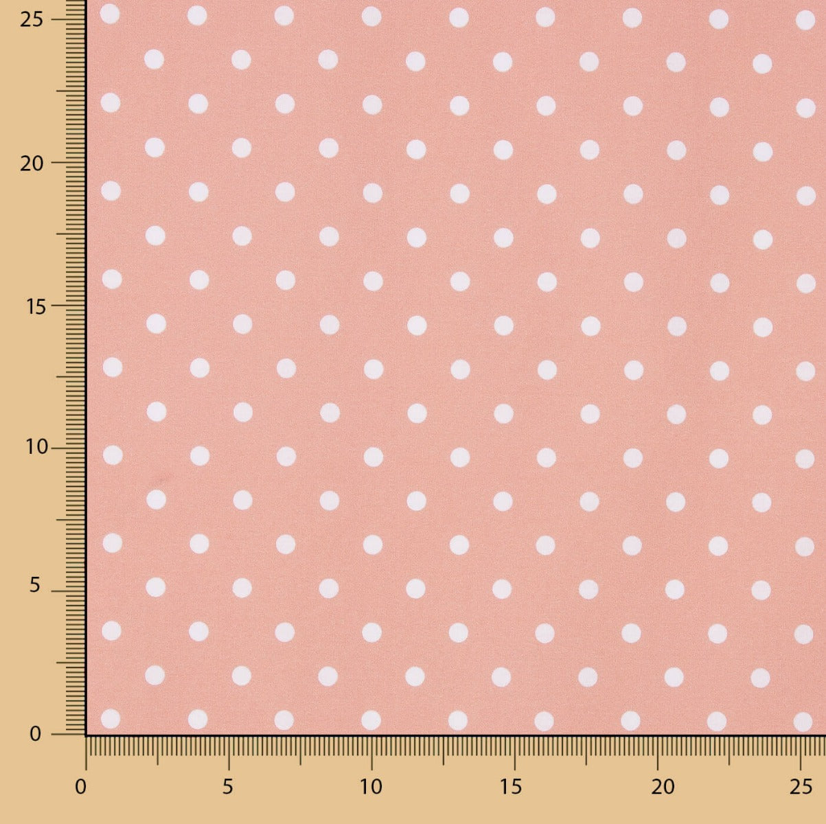 Flämische Popeline Spitzpopeline 7mm Rosa/Weiß 115 x 140 cm - Ribes y Casals