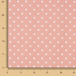Flämische Popeline Spitzpopeline 7mm Rosa/Weiß 115 x 140 cm - Ribes y Casals