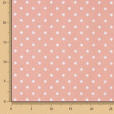 Flämische Popeline Spitzpopeline 7mm Rosa/Weiß 115 x 140 cm - Ribes y Casals