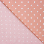 Flämische Popeline Spitzpopeline 7mm Rosa/Weiß 115 x 140 cm - Ribes y Casals
