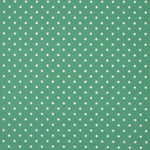 Flämische Popeline Popeline Pointed Dots 7mm Grün/Weiß 155 x 140 cm - Ribes y Casals