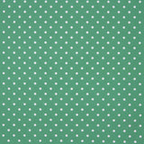 Flämische Popeline Popeline Pointed Dots 7mm Grün/Weiß 155 x 140 cm - Ribes y Casals