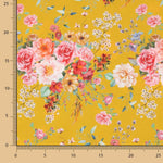 Flamenco Popeline mit Blumenmuster Albero - Ribes y Casals