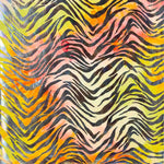 Holographische Zebra Velours Rash Guard Orangen - Ribes y Casals