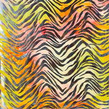 Holographische Zebra Velours Rash Guard Orangen - Ribes y Casals