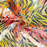Holographische Zebra Velours Rash Guard Orangen - Ribes y Casals