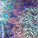Holographischer Zebra-Velours-Ausschlagschutz Lilas - Ribes y Casals