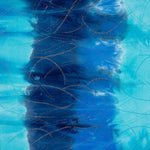 Lycra Tie Dye Lurex Blau - Ribes y Casals