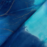 Lycra Tie Dye Lurex Blau - Ribes y Casals
