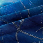 Lycra Tie Dye Lurex Blau - Ribes y Casals