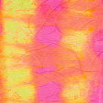 Lycra-Reststück Tie-Dye Lurex Neonrosa – verschiedene Maße x Breite 150 cm - Ribes y Casals