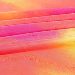 Lycra-Reststück Tie-Dye Lurex Neonrosa – verschiedene Maße x Breite 150 cm - Ribes y Casals