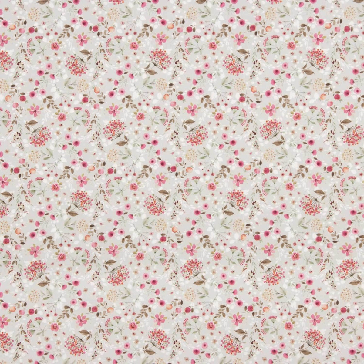 Viyela Cotton Dream Blumen Grau - Ribes y Casals