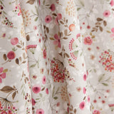 Viyela Cotton Dream Blumen Grau - Ribes y Casals