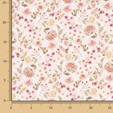 Baumwolle Viyela Traum Blumen Rosa - Ribes y Casals