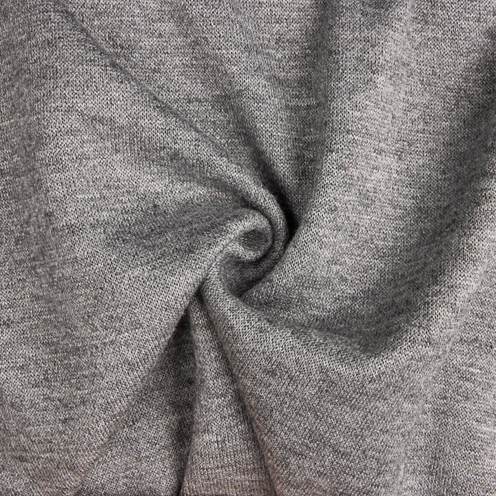 Grauer Viskose-Pullover in Melange - Ribes y Casals