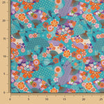 Popeline aus Baumwolle mit Fächer-Muster – verschiedene Maße x Breite 150 cm - Ribes y Casals