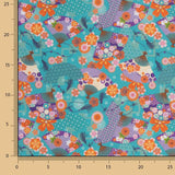 Popeline aus Baumwolle mit Fächer-Muster – verschiedene Maße x Breite 150 cm - Ribes y Casals