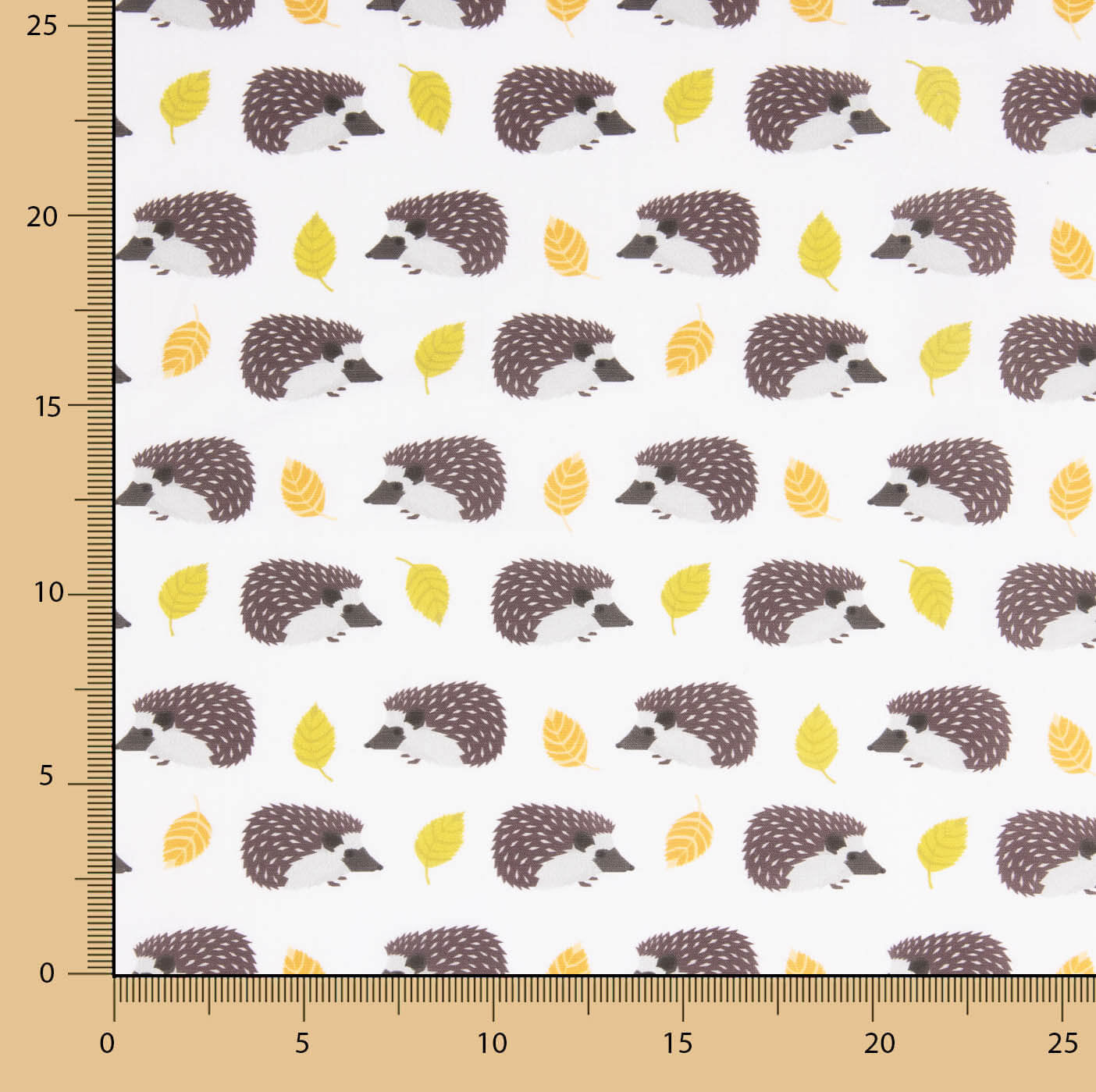 Igel Bedruckte Baumwollpopeline Kinder - Ribes y Casals