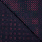 Feines Popelinehemd navy rot gepunktet - Ribes y Casals