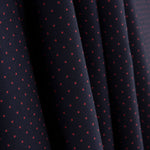 Feines Popelinehemd navy rot gepunktet - Ribes y Casals