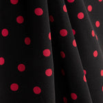 Koshibo Polka Dots 7mm Schwarz-Rot - Ribes y Casals