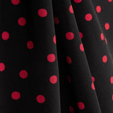 Koshibo Polka Dots 7mm Schwarz-Rot - Ribes y Casals