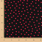 Koshibo Polka Dots 7mm Schwarz-Rot - Ribes y Casals