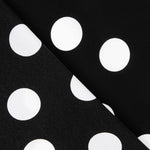 Koshibo Polka Dots 33mm Schwarz-Weiß - Ribes y Casals
