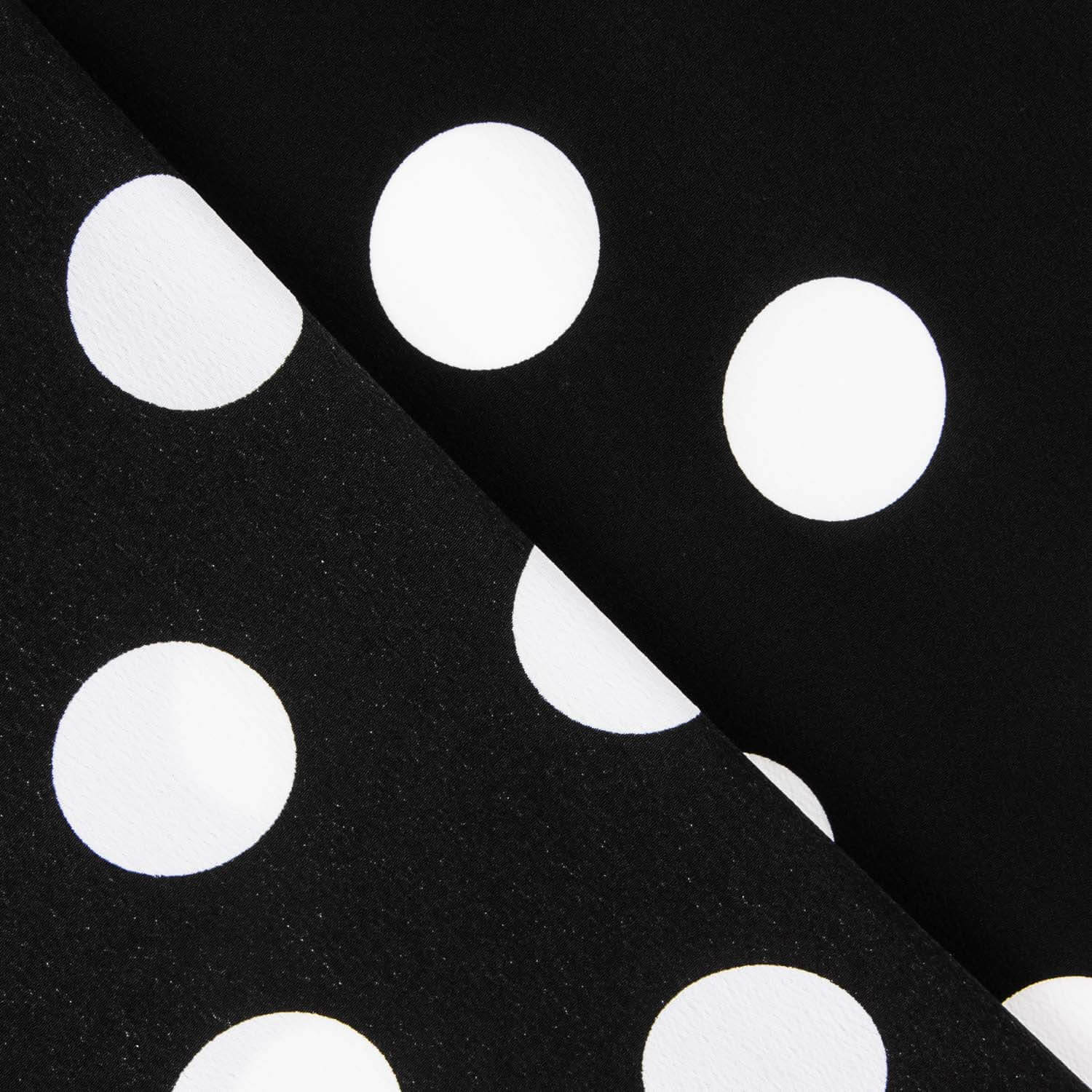 Koshibo Polka Dots 33mm Schwarz-Weiß - Ribes y Casals