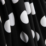 Koshibo Polka Dots 33mm Schwarz-Weiß - Ribes y Casals