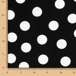 Koshibo Polka Dots 33mm Schwarz-Weiß - Ribes y Casals
