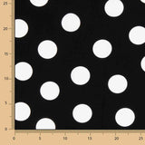 Koshibo Polka Dots 33mm Schwarz-Weiß - Ribes y Casals
