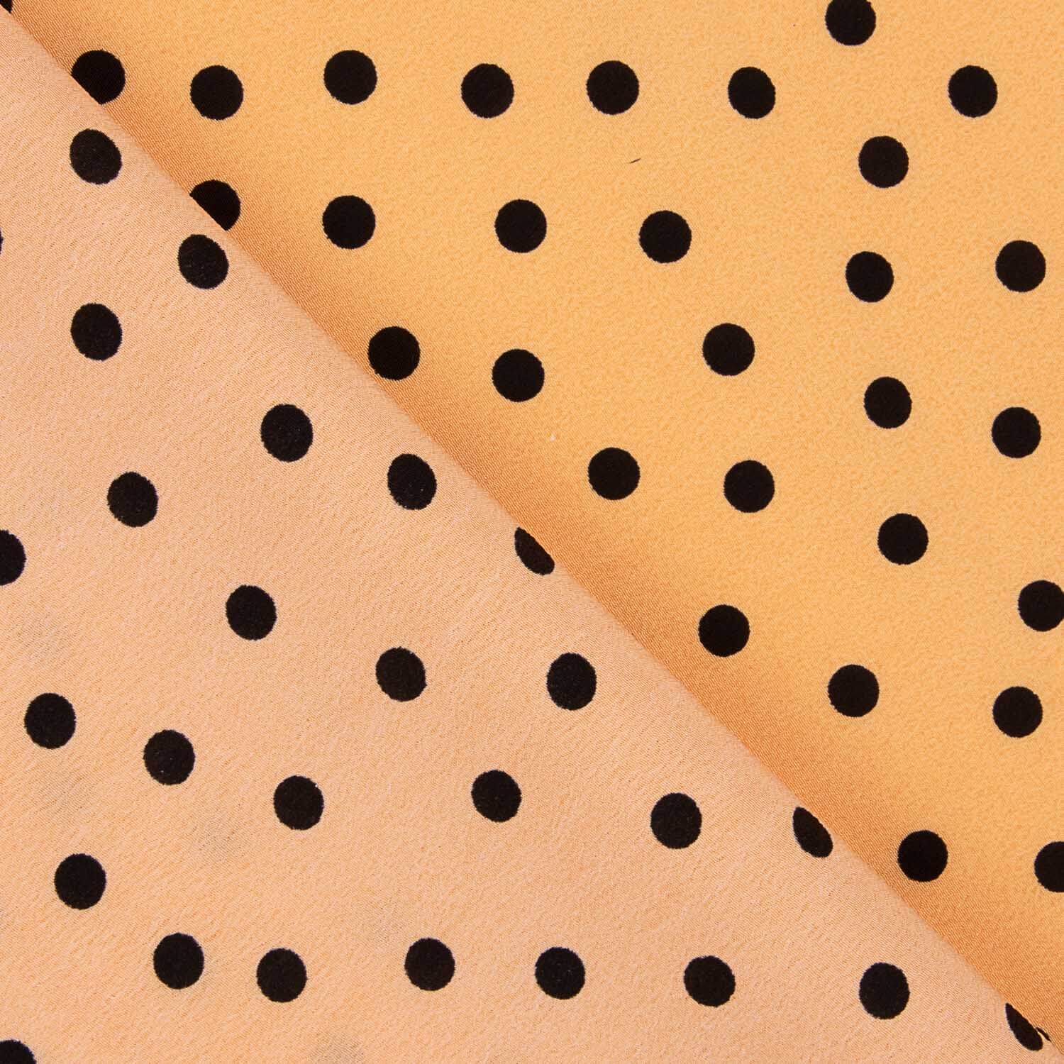 Koshibo Polka Dots 7 mm Papaya / Schwarz - Ribes y Casals