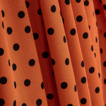 Koshibo Polka Dots 7 mm Burnt Orange / Schwarz - Ribes y Casals