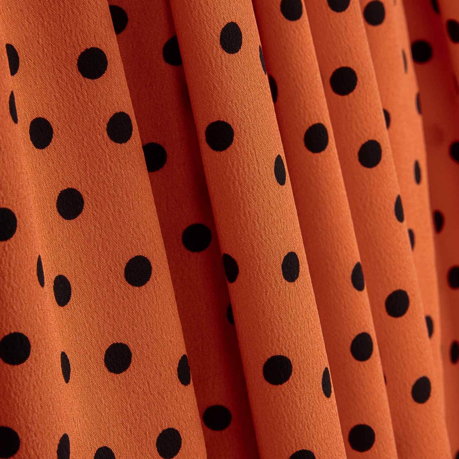 Koshibo Polka Dots 7 mm Burnt Orange / Schwarz - Ribes y Casals