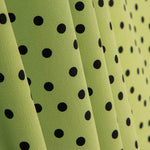 Koshibo Polka Dots 7 mm Grün / Schwarz - Ribes y Casals