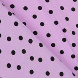 Koshibo Polka Dots 7 mm Mauve / Schwarz - Ribes y Casals